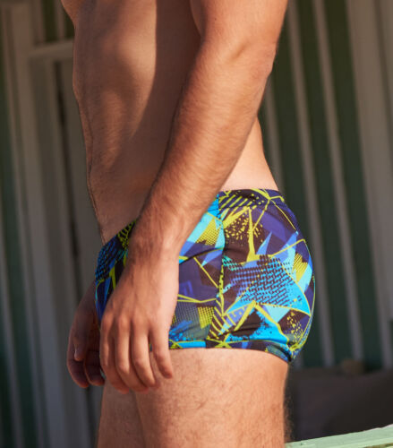 Traje de baño para hombre Kiniki Tan Through impermeable al sol, hipster corto. - Imagen 16 de 115