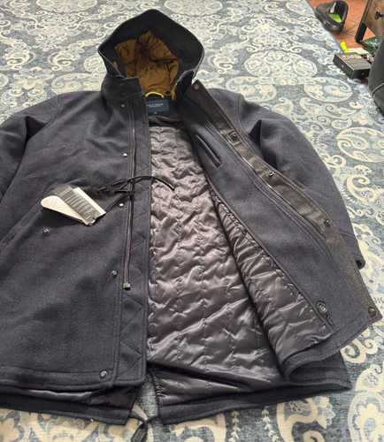 Cole Haan GrandSeries XXL Wool Stretch Primaloft Windproof Water Resistant Coat - Picture 5 of 9