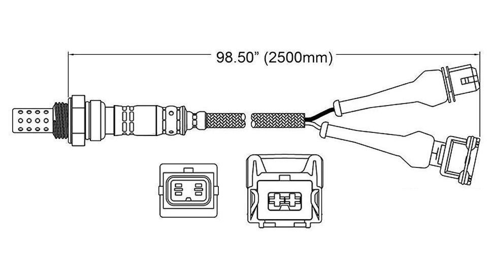 Customised LSM-11 4-Wire Wide Band Diagnostics Oxygen Sensor O2 LSM11 Customised LSM-11 4-Wire Wide Band Diagnostics Oxygen Sensor O2 LSM11