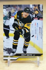 2023-24 Upper Deck Extended Base #606 Matt Nieto - Pittsburgh Penguins