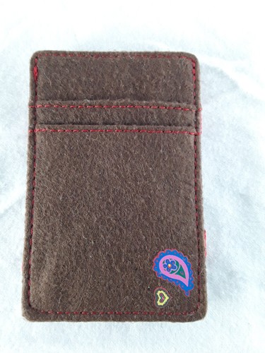 2005 Sesame Workshop Elmo Magic Geldbörse Braun Flanell - Bild 2 von 8