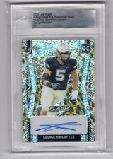 2022 Leaf Flash George Karlaftis Metalized Sparkles Leopard 1/1 Production Proof