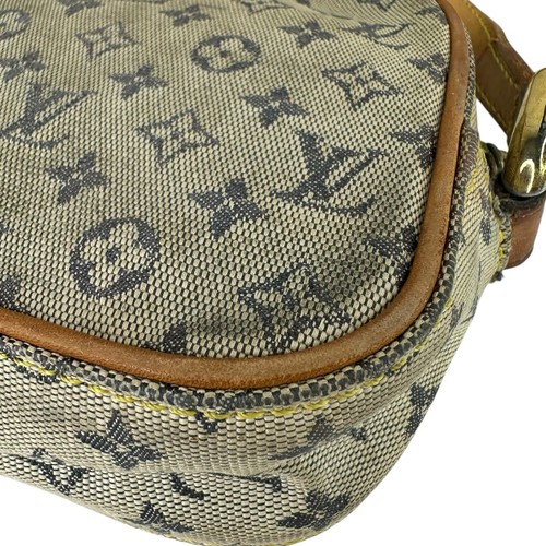 LOUIS VUITTON TH1010 Monogram mini Juliette MM Crossbody Jacquard/Leather Blue - Picture 14 of 22