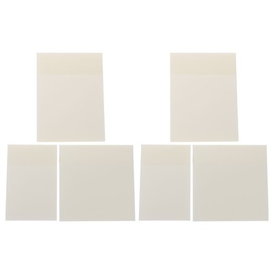  6 Pcs Durchsichtige Notizen Transparente Haftnotiz Sticky Memo Notes