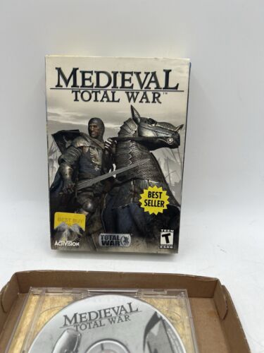 Medieval: Total War (2002) - complete big box Windows 98/2000/ME/XP PC CD-ROM - Picture 3 of 8