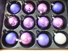 Purple Christmas Baubles