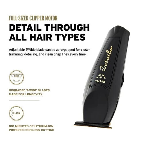 Wahl Professional 5 Star Black Detailer & Magic Cordless Barber Combo (3025397) - Bild 3 von 9