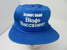 VTG Snapback Rope Hat Cap - Treasure Island Bingo Buccaneer - Casino