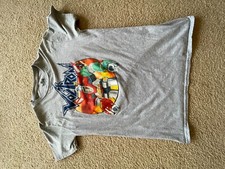 Voltron Defender of the Universe Themed Gray T-Shirt Medium Size
