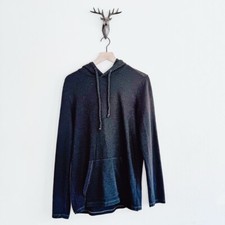 AG Adriano Goldschmied Men's Charcoal Gray Hoodie Size MMedium