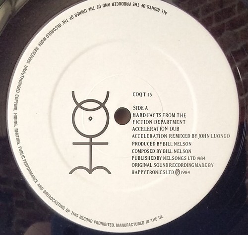 Bill Nelson - ACCELERATION 1984 COCTEAU REC. COQ T 15 UK 12"SG - Picture 3 of 3
