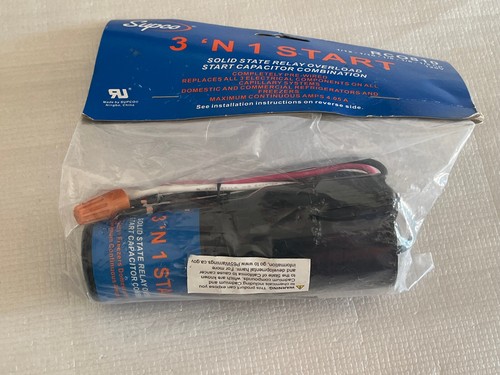 New Genuine Supco Refrigerator Relay Capacitor Overload RC0810 3-in-1 - Picture 2 of 4