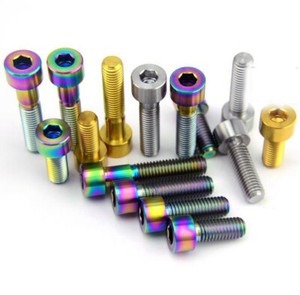 Titanium m8 Taper Socket Cap Head Screw 20,30,40,50,60,70mm 1.25 Pitch Titanium m8 Taper Socket Cap Head Screw 20,30,40,50,60,70mm 1.25 Pitch
