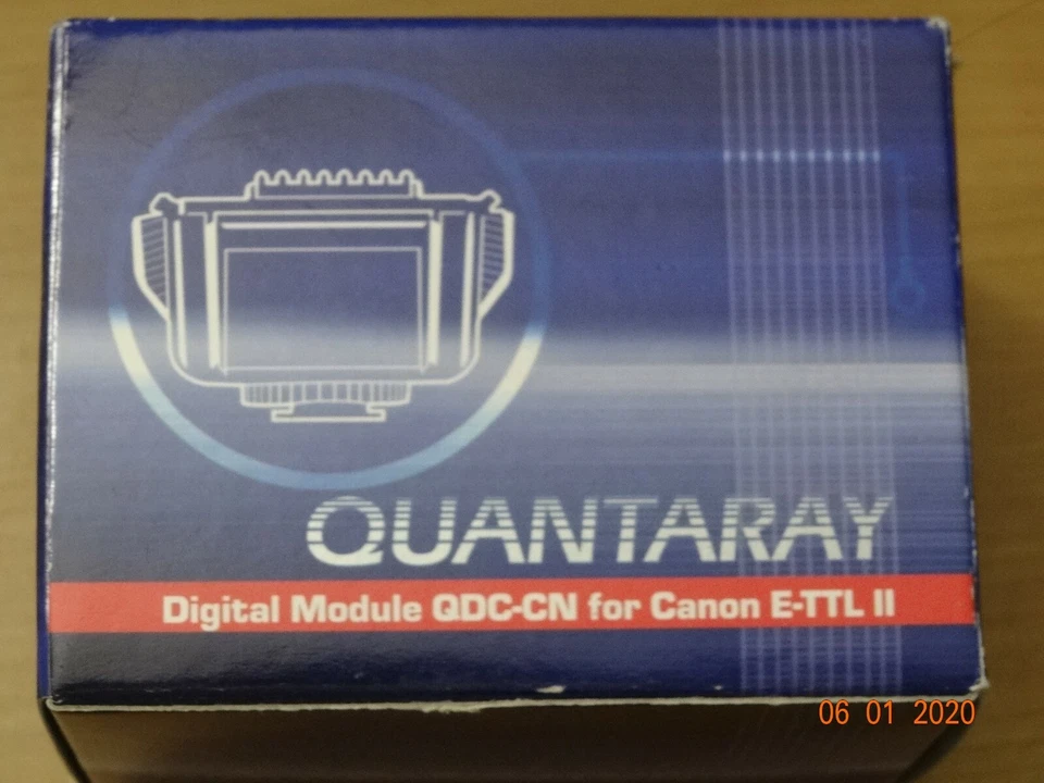 MÓDULO FLASH QUANTARAY QDC-CN para CANON E-TTL II Rebel XT 20D EOS 53-166-0983 Foto 4 de 4