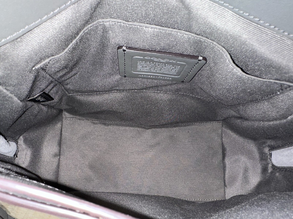TRENDY Coach FAYE CONVERTIBLE BACKPACK 30525 Gray Leather 