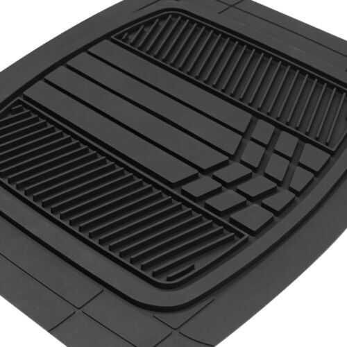 Two Tone PU Leather Split Bench Seat Cover Set and Heavy Duty Rubber Floor Mats - Bild 10 von 10