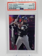 Luis Robert [Pink Refractor] #60 Prices [Rookie] | 2020 Topps