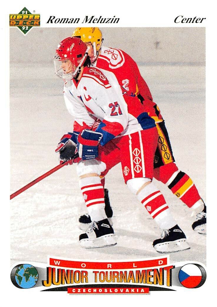 1991-92 Upper Deck Czech World Juniors #94 Roman Meluzin
