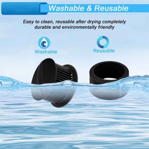 2 Pack Washable Filter & Foam for Bissell PowerForce Bagless 6594J 6594R 6596R - 第 6/6 張圖片