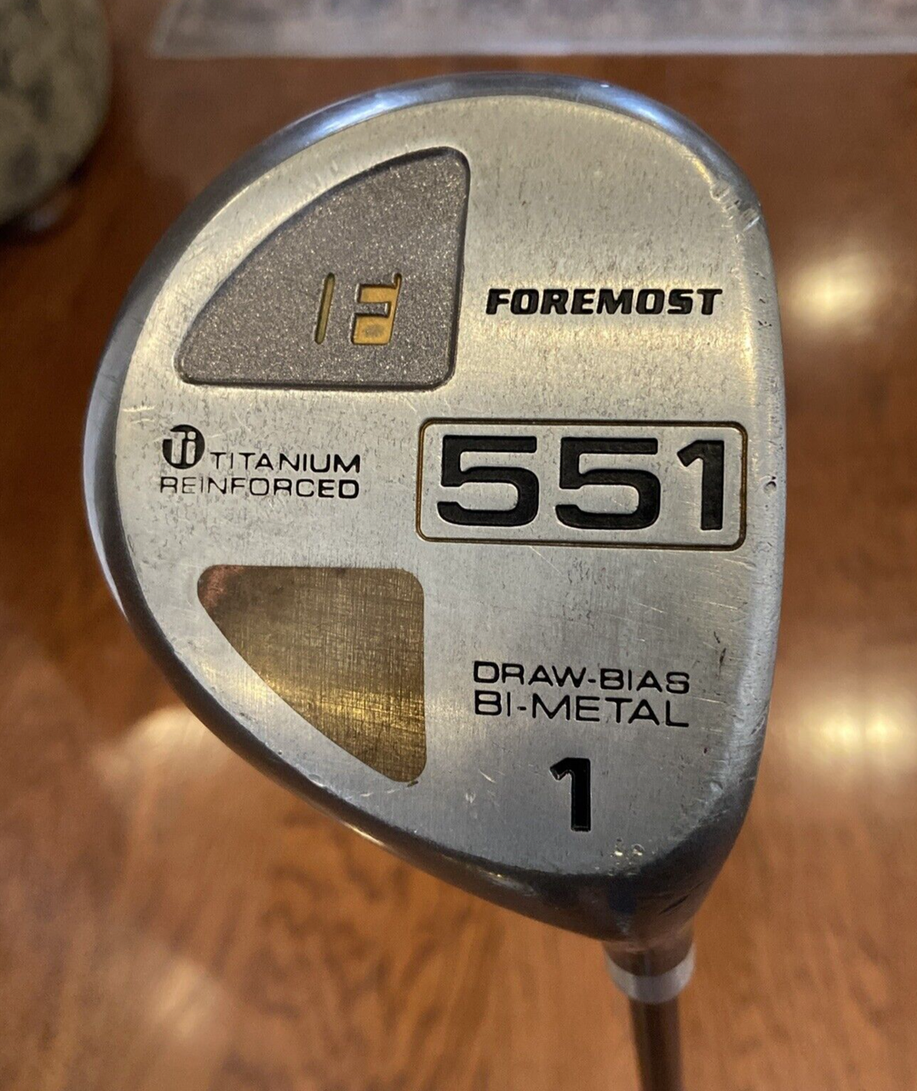 Foremost 551 Titanium Reinforced 1-Wood⛳RH Mid-Firm Flex Graphite