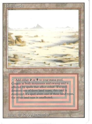 MTG | Badlands | Revised Edition | Reserved List | LP | eBay UK