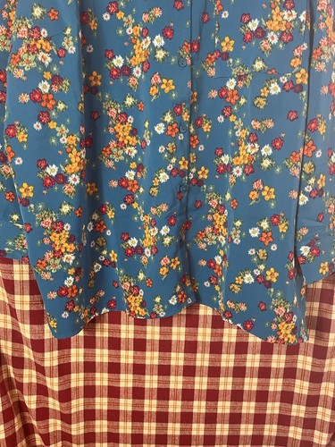 Joan Rivers langärmelige Blumenbluse Größe 3XL - Bild 2 von 8