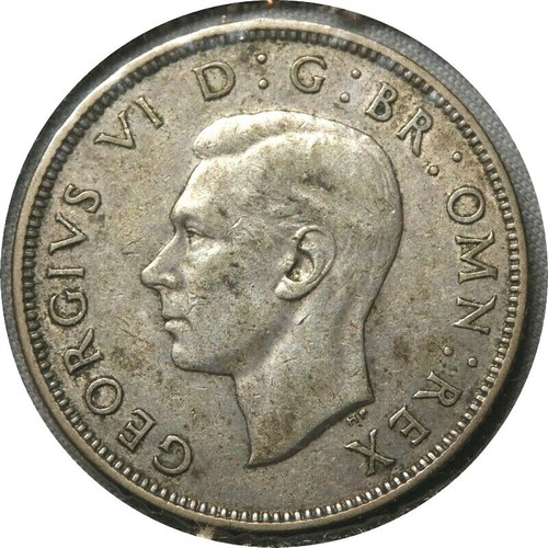 elf Great Britain Florin 1941 Silver World War II George VI 1706