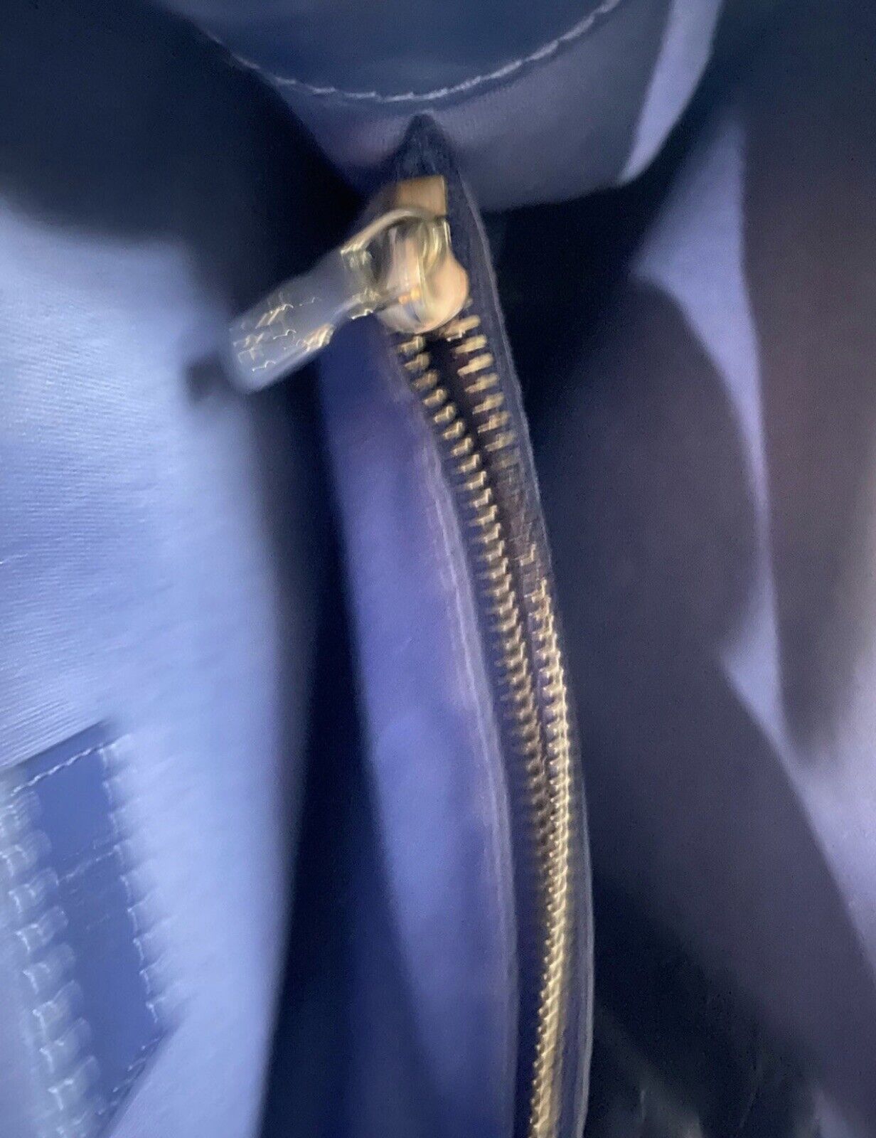 Louis Vuitton Mandara Shoulder Bag Blue Epi Leath… - image 6