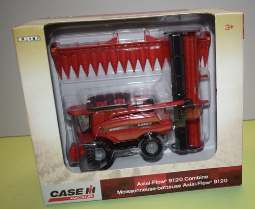ERTL 1/64 Scale Case IH Axial-Flow 9120 Combine with both heads. NIB - Picture 1 of 6