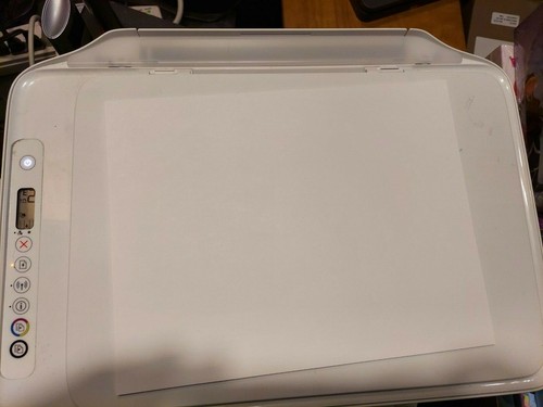 HP Deskjet 2624 White Wireless All-In-One Printer Scan Copy AS IS READ FOR PARTS - Picture 4 of 7