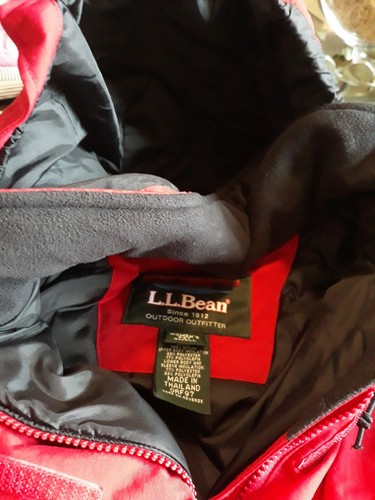 L.L Bean GIACCA OUTDOOR OUTFITTER cappuccio isolato Thinsulate Lite Loft con TG S/P - Foto 12 di 12