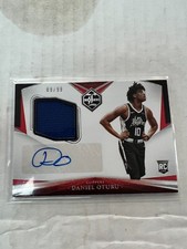 Daniel Oturu 2020-21 Panini Chronicles Limited Rookie Jersey Auto #LR-DOT NrMt