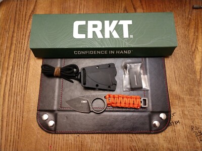 CRKT 2415 Tailbone Knife 2.13'' with Paracord Handle And Sheath 