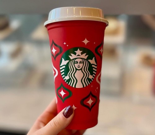 Starbucks Red Coffee Cup 2013 Limited Edition Christmas Mug Reusable Holiday - Bild 1 von 3