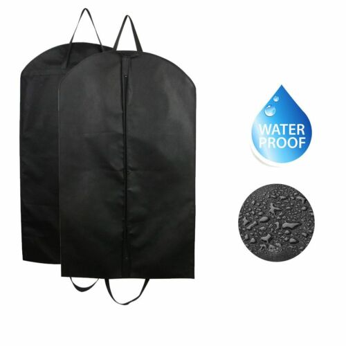 Large Travel Garment Bag Suit Cover w/ Handle Dress Storage Foldable Carrier Bag - Picture 4 of 12