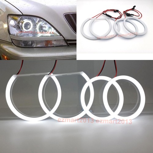 cotton LED halo ring for LEXUS RX330 RX350 RX400h 04-08 Toyota Harrier 03-12 DRL - Picture 1 of 15