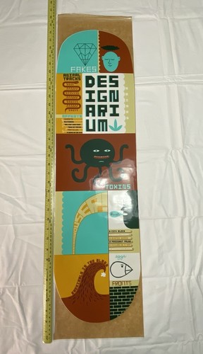 CALCOMANÍAS DE TRANSFERENCIA DE CALOR DE PIEL DE TABLA DE SKATE SANTA CRUZ RARAS DE COLECCIÓN Designarium Toxins - Imagen 1 de 5