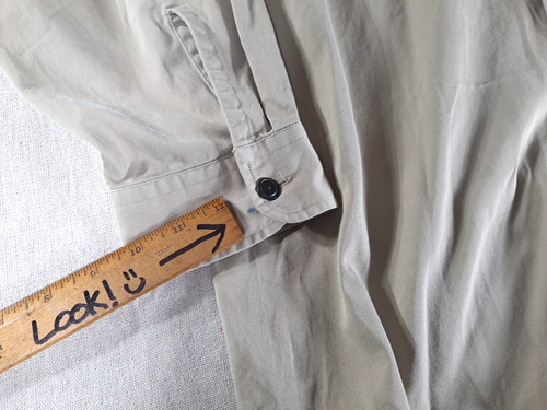 Vintage Polo Sport Ralph Lauren Safari Shirt BAGGY LRG Khaki Explorer Longsleeve - Picture 6 of 12