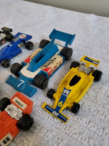 Diecast Lot of 8 Toy Racing Formula One Cars Vintage 1980s - Picture 6 of 6