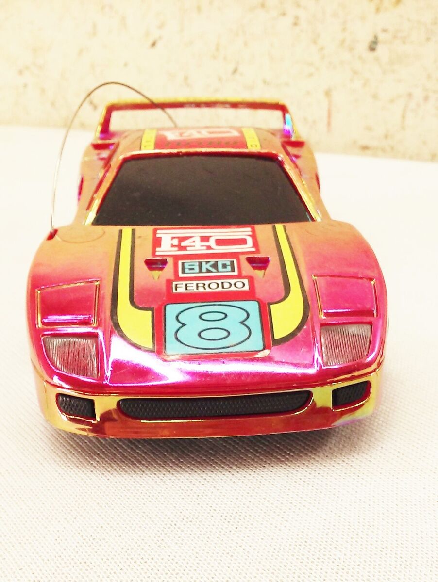 Vintage 90s Ferrari F40 r/c radio control car 1:24 scale