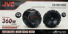 NEW JVC CS-DR1700C 6-3/4" Component Car Audio Speakers (PAIR) 6.75"