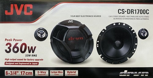 NEU JVC CS-DR1700C 6-3/4" Komponenten-Auto-Lautsprecher (PAAR) 6,75" - Bild 1 von 2