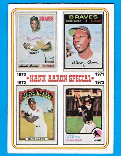 1974 Topps HANK AARON SPECIAL #2-#6 HOF Braves - Picture 7 of 7