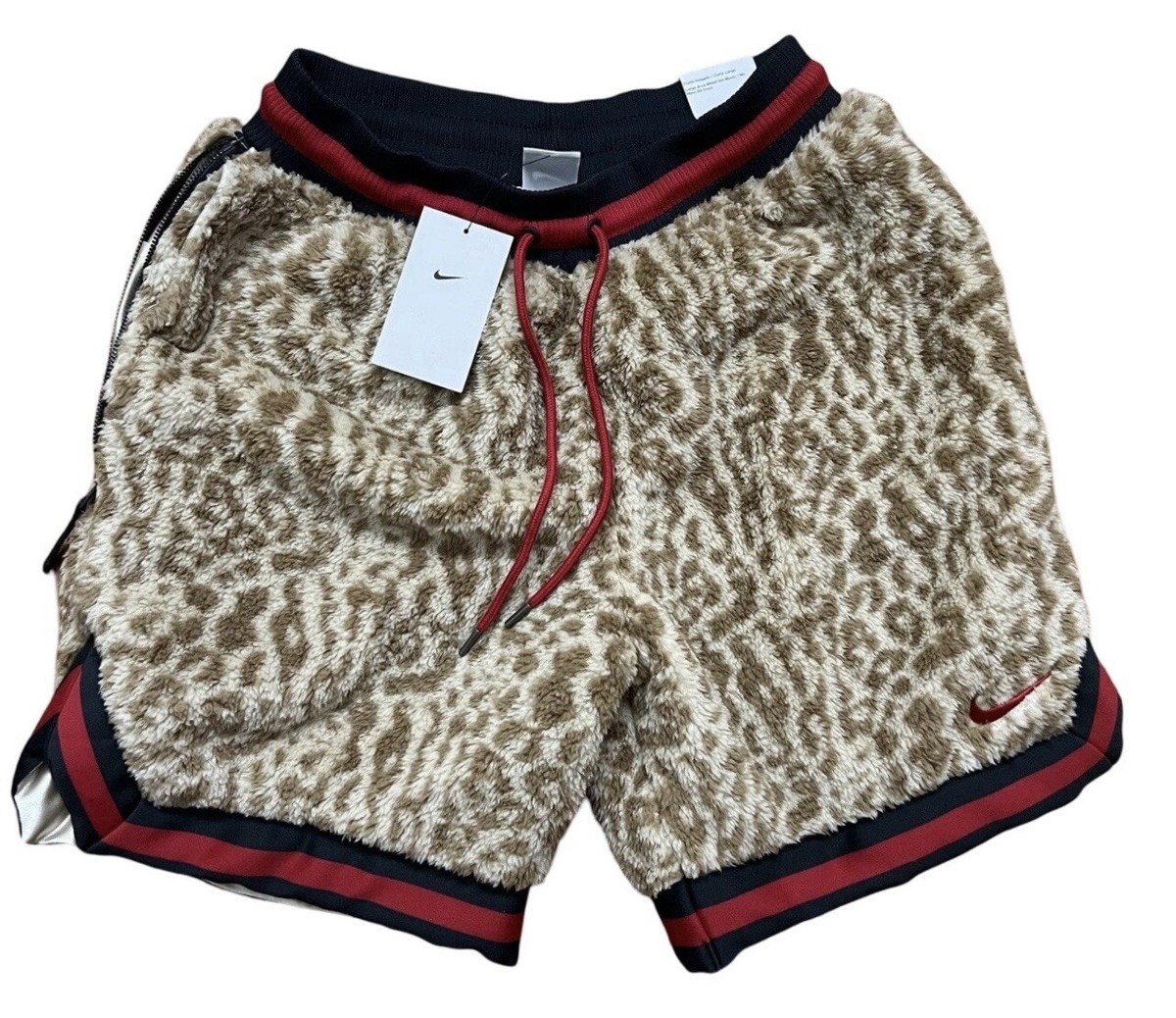 Nike Mens X-LARGE Faux Fur Basketball Style in Golden Cheetah