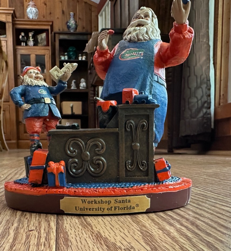 2007 "WORKSHOP SANTA" UNIVERSITY OF FLORIDA GATORS FIGUR MEMORY COMPANY - Bild 7 von 9