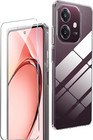 COVER TRASPARENTE + PELLICOLA VETRO TEMPERATO PER OPPO A40M CUSTODIA TPU GEL