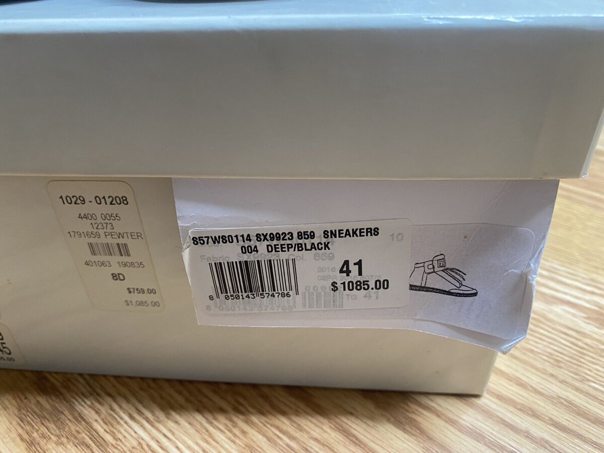Maison Margiela Future Metallic High-Top Sneakers Authentic Maison Margiela Future Metallic High-Top Sneakers Authentic
