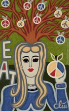 JACQUELINE DITT - Peace Tree 2016 Painting Picture Art Pictures Peace Sign