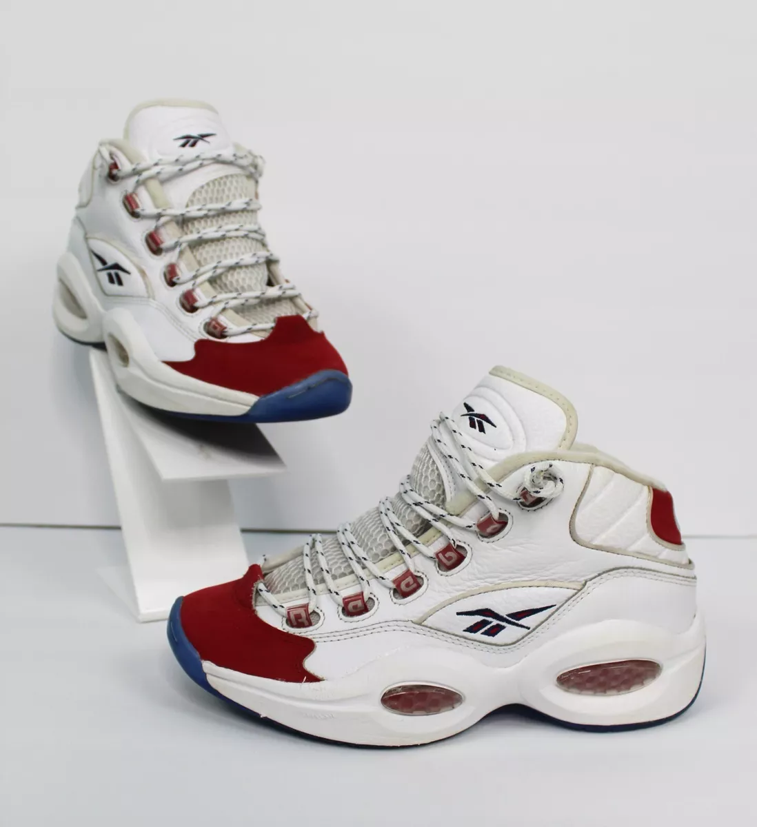 Reebok Question GS RED TOE FY1019 Size 6.5