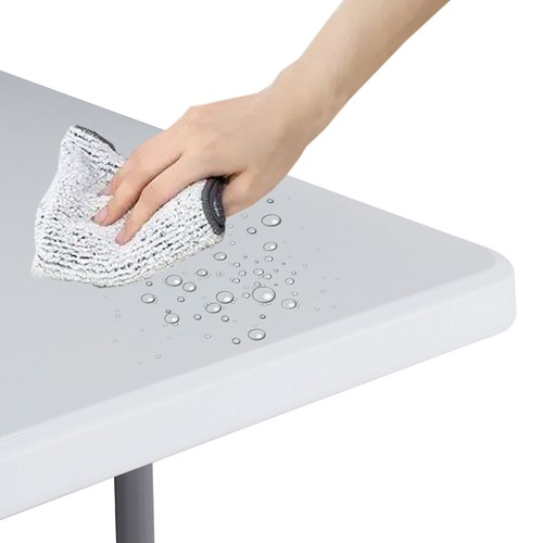 Heavy Duty Lightweight 8Ft Portable Plastic Folding Table for Picnic Camping - Picture 8 of 12